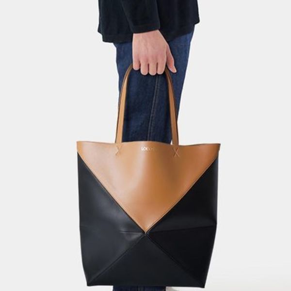 LOEWE パズルフォルド トート ラージ(シャイニーカーフ)