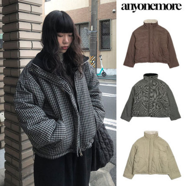 【Anyone more】[Plan] Poen Reversible Check Fluffy Padding