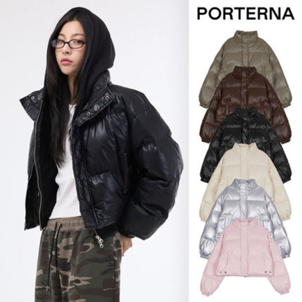 【PORTERNA】Teni leather padded jacket