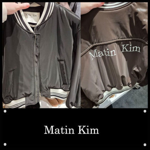 ★MATIN KIM ★COATING STADIUM JUMPER FOR MEN