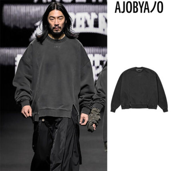 【AJO AJOBYAJO】25FW★ Twofold Wide Washed Sweatshirt