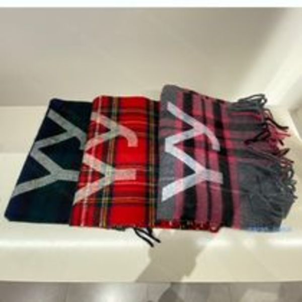 OPEN YY☆23FW OPEN YY TARTAN WOOL SCARF