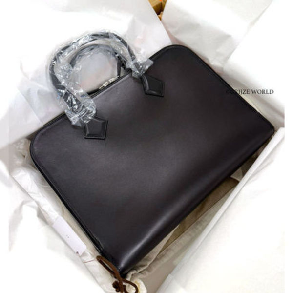 HERMES Victoria Light ブリーフケース書類ケース 黒 国内発