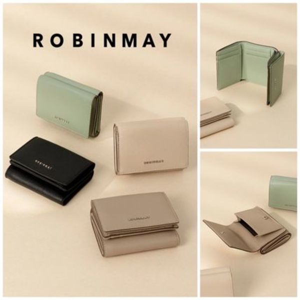 追跡有★ROBINMAY 本革 3つ折り ミニ財布 WL038