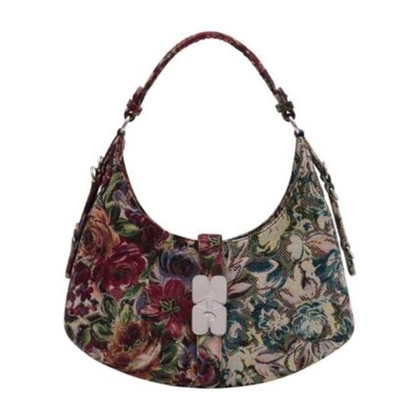 Kat Small Tapestry Tpj Shoulder Bag - Ganni - Synthetic - Mu