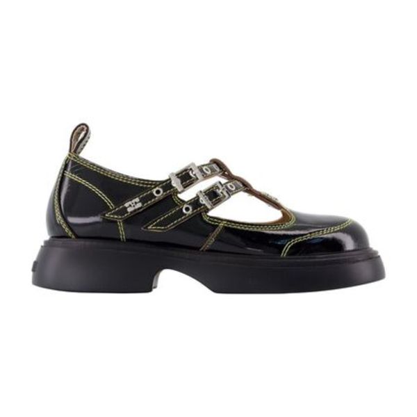 Everyday Butterfly Mary Jane - Ganni - Synthetic - Black