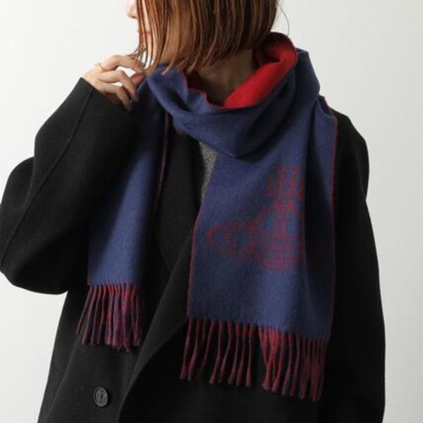 Vivienne Westwood マフラー 81030006 W00ZH リバーシブル