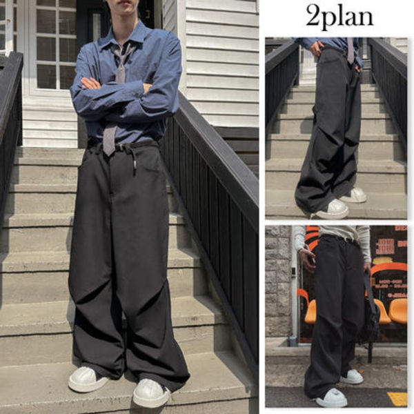 【2plan】Axis Carpenter Wide Slacks