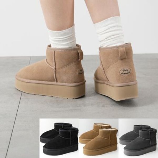 EMU Australia ムートンブーツ PLATFORM MICRO WOOL W13159