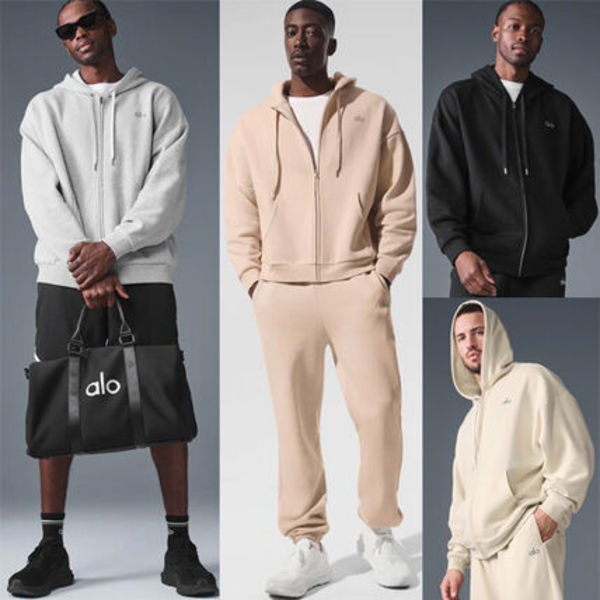 国内発送 Alo Yoga Accolade Full Zip Hoodie