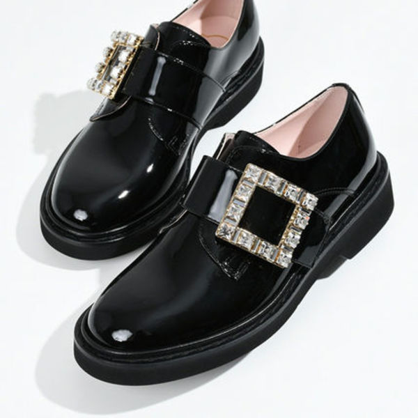 【国内即発】Roger Vivier ヴィヴ レンジャー レザーシューズ