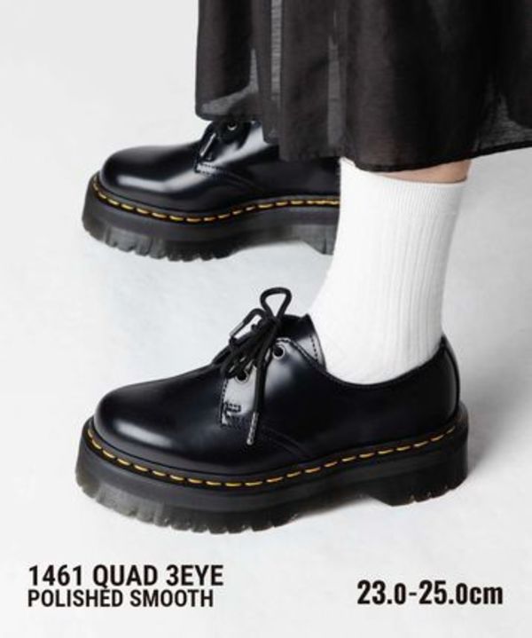Dr.Martens 25567001 ローファー 1461 QUAD 3ホール