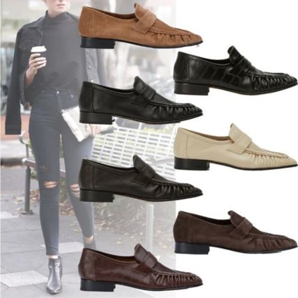 日本未入荷 Tony Bianco Gatsby ローファー ギャザーデザイン