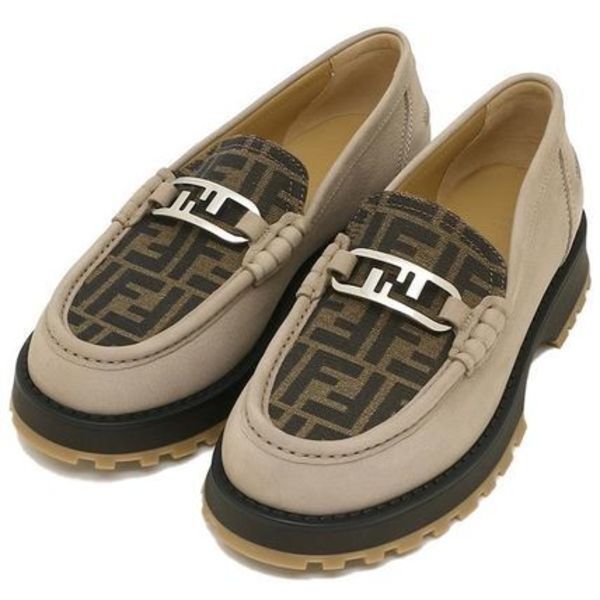 FENDI ローファー オーロック ズッカ柄 FF 7D1581 AADD F1JIC