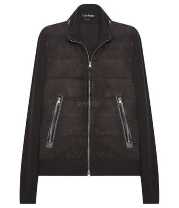 TOMFORD|JACKETS (DOWN SUEDE FRONT ZIP THROUGH (KZF002 Y