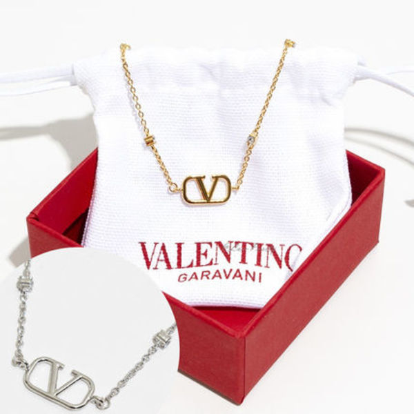 VALENTINO ミニ Vロゴ シグネチャーネックレス