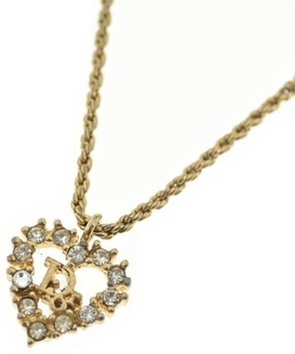 Christian Dior ネックレス ゴールドxクリア 4503025G0097