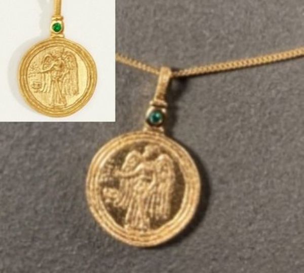 【Temple of The Sun】セラフィナ/コイン/エメラルド/18K