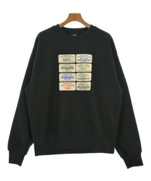 STUSSY ステューシー スウェット 黒 L 3300125S0081