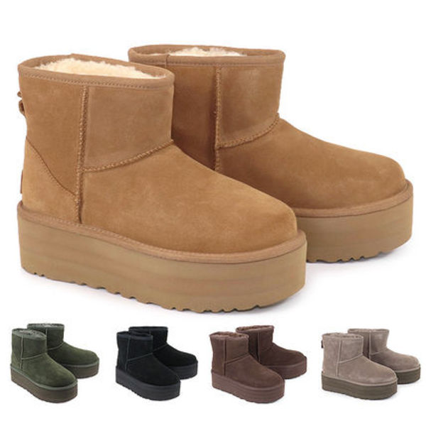 【国内即発】UGG ブーツ CLASSIC MINI PLATFORM スエード 厚底