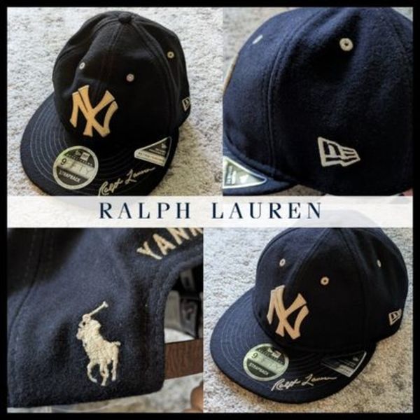 人気【Ralph Lauren】NYヤンキース ウールキャップ New Era