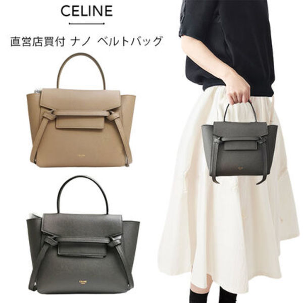 直営店買付 CELINE  ベルトバッグ ナノ
