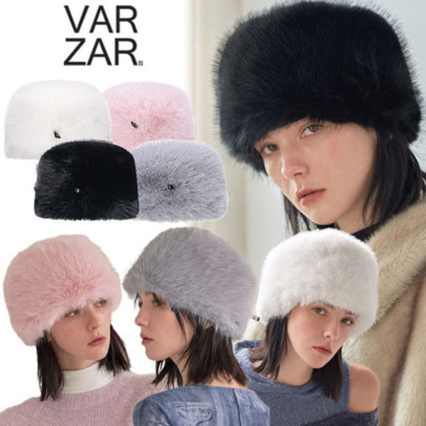★VARZAR★送料込★韓国★人気★VA Square Longlabel Shapka Hat