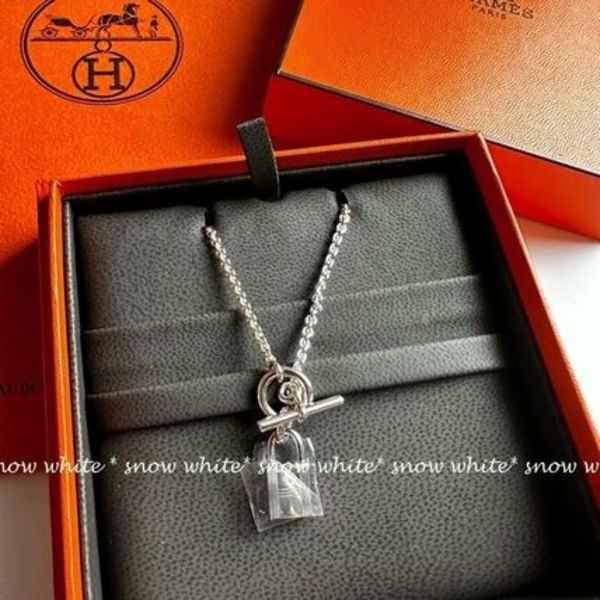 明日着 入手困難 SILVER ケリーペンダント ネックレス  HERMES