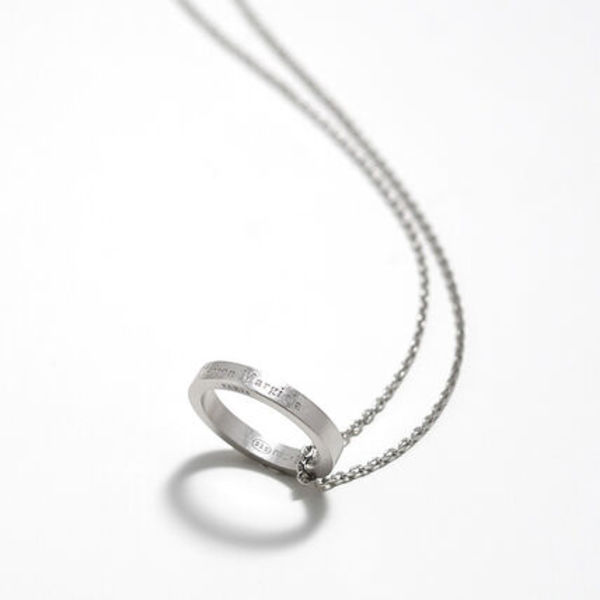 【国内即発】MAISON MARGIELA ロゴ リング ネックレス