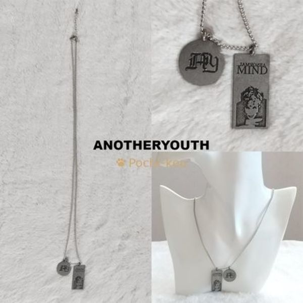 ★ANOTHERYOUTH★ 2ペンダント ネックレス 韓国 シルバー
