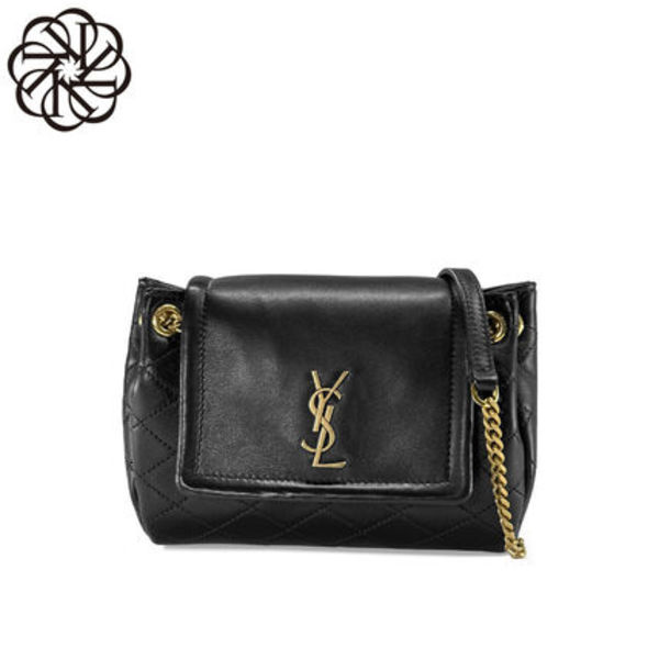 訳有SAINT LAURENT ショルダーバッグ NOLITA 672738 1EL07 1000