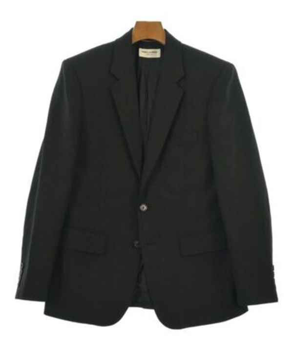 SAINT LAURENT PARIS テーラードジャケット 黒 2137125O0038