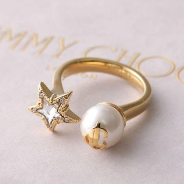 Jimmy Choo リング JC STAR PEARL RING/S  JIQ 指輪
