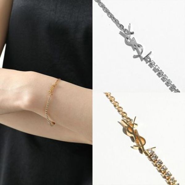 SAINT LAURENT ブレスレット 712345 Y1526 カサンドラロゴ