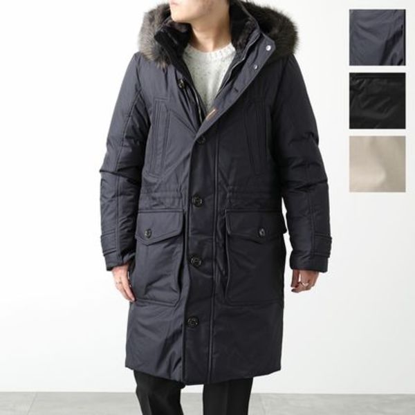 MOORER  ダウンコート SAPPORO GF ムートンファー