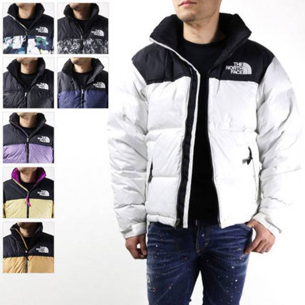 THE NORTH FACE ザノースフェイス ヌプシ ダウンジャケット ロゴ