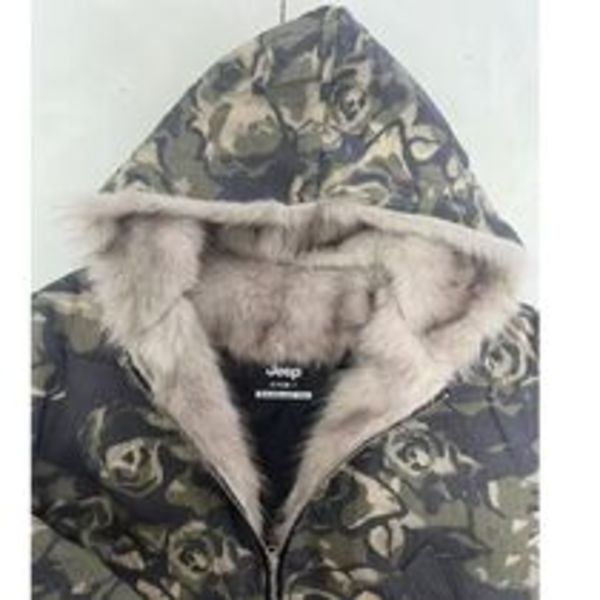 Jeep ダウンジャケットストリート系暖かいファージャケット