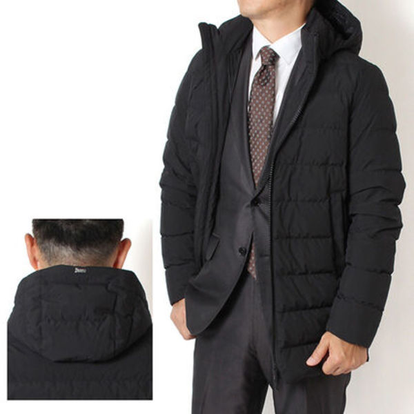 ヘルノ HERNO メンズ ラミナー ウィンドストッパーダウンコート