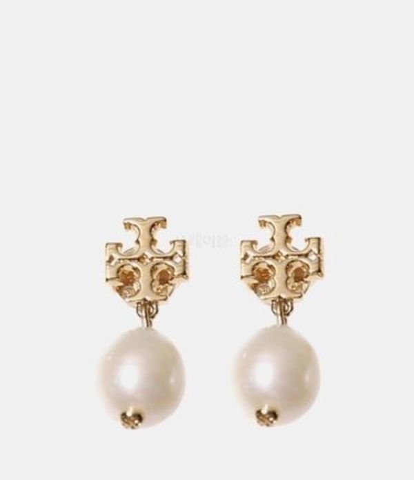 TORY BURCH|JEWERLY (KIRA PEARL DROP EARRING (65156-709)