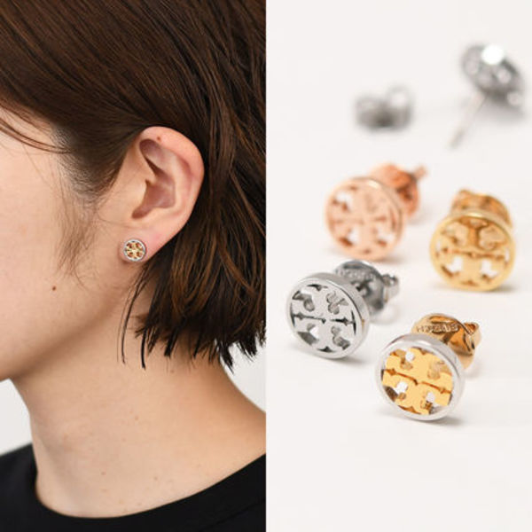 【国内即発】TORY BURCH ミラー ピアス