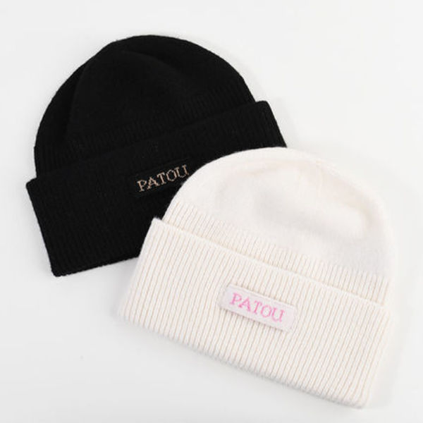 【国内即発】PATOU サステナブルウール&カシミヤ ビーニー