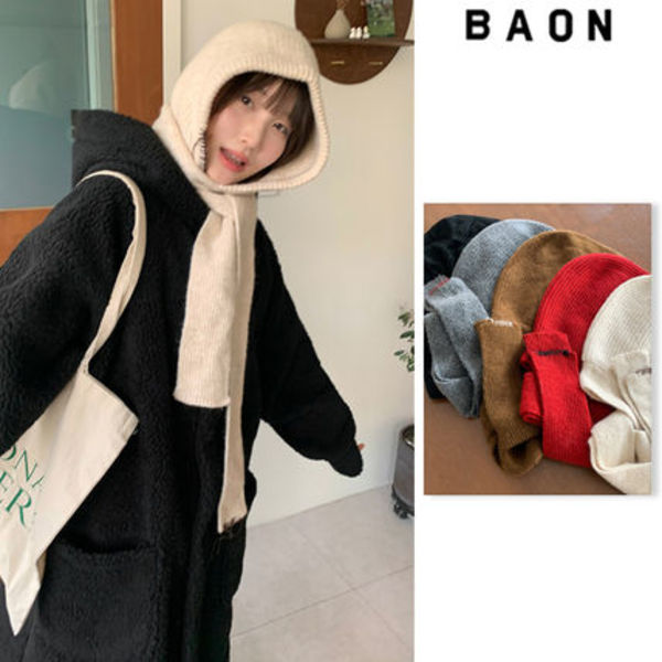 【BAON】Maini Knit Muffler Balaclava