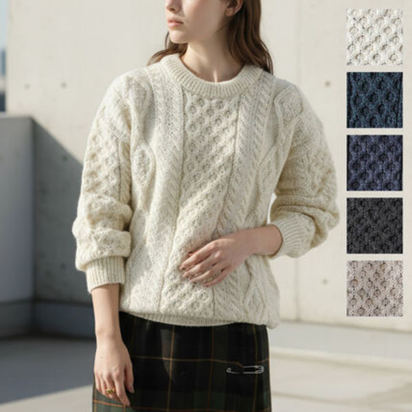 Aran Crafts アランセーター Crew Neck Sweater C1347 ニット