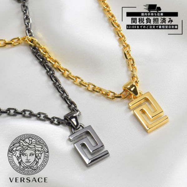 【国内発送】VERSACE グリークネックレス ヴェルサーチ
