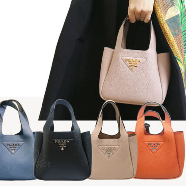 PRADA レザー ハンドバッグ 1BA349