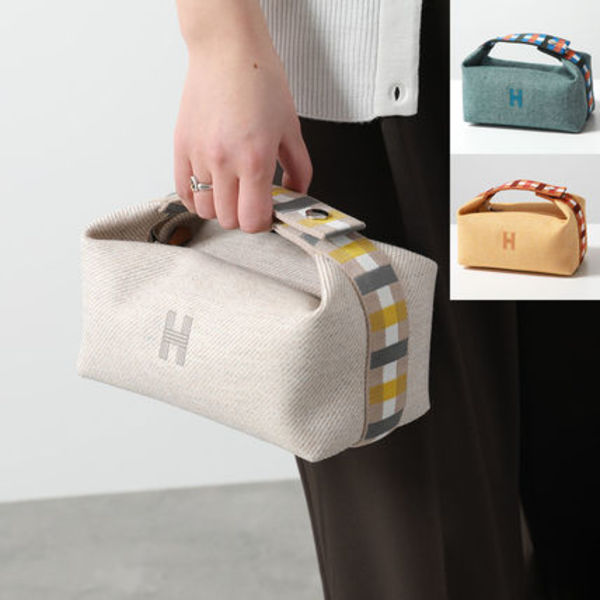 HERMES ポーチバッグ Bride a Brac au Carre PM