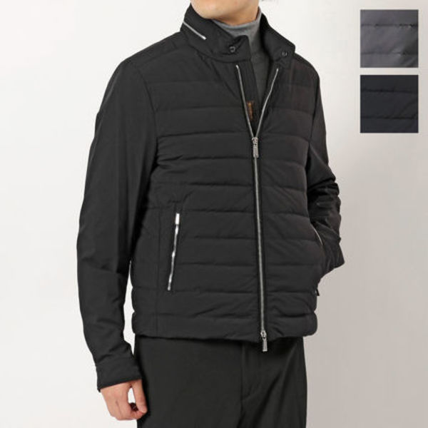 MOORER ダウンジャケット FILIPPO KN 撥水 ブラック メンズ