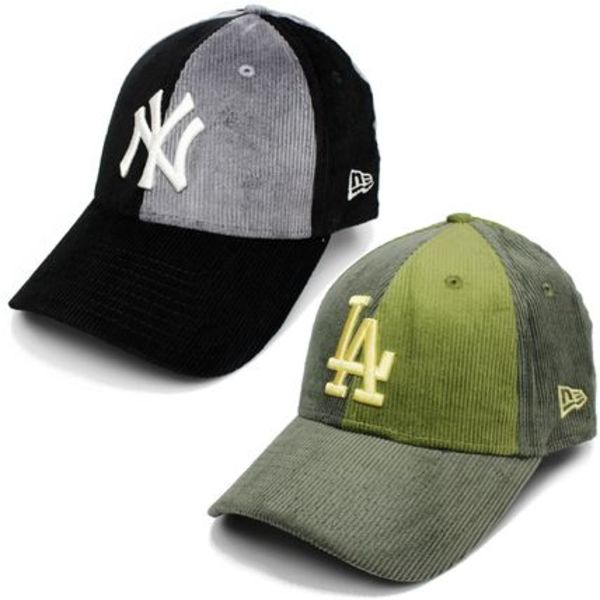 New Era コーデュロイ ストラップバック キャップ