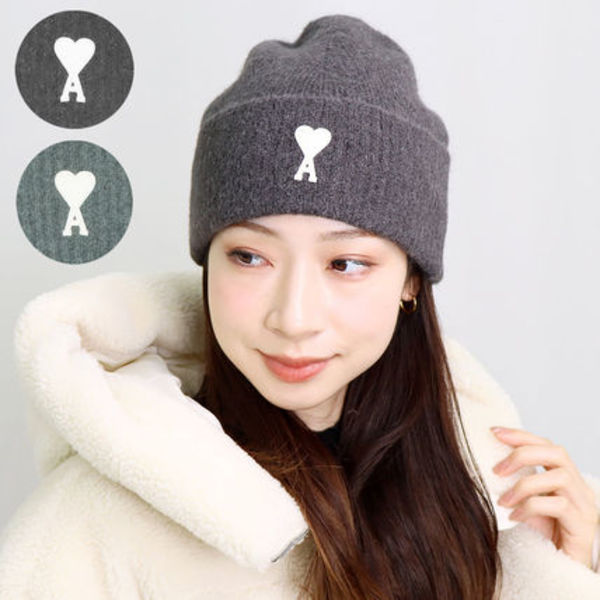 AMI PARIS ニット帽 KNIT HAT UHA115.KN0032