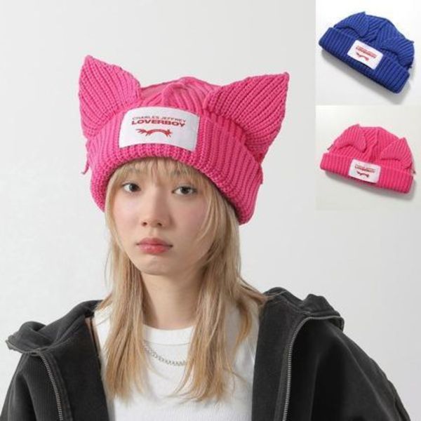 CHARLES JEFFREY LOVERBOY ニット帽 CHUNKY EARS BEANIE